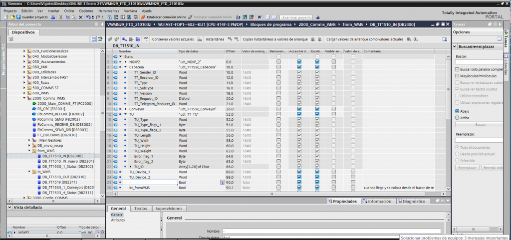 captura Interface WMS